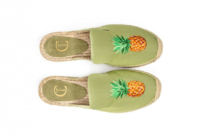 Pineapple slippers hot sale